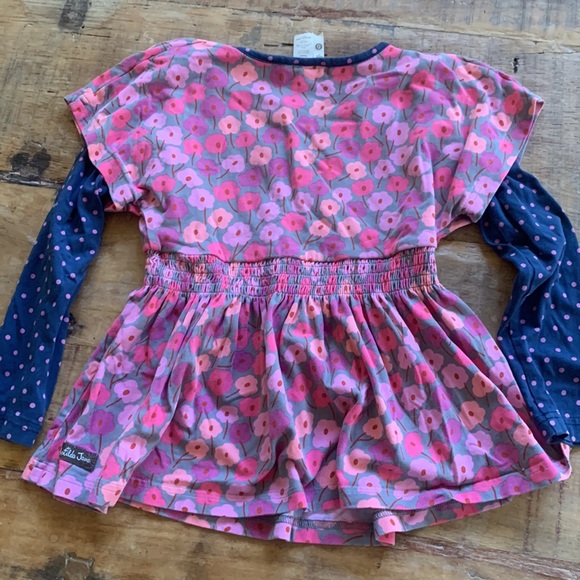 Matilda Jane flowers and polka dot long sleeve. - Picture 3 of 3